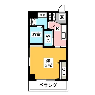 ランドワールド中川12号館【3階】の間取り