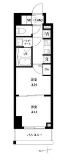 アーバンパーク綾瀬WEST【4階】の間取り