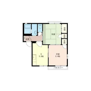 エスペランサ【2階】の間取り