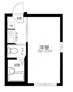 トライアングル蒲田【1階】の間取り