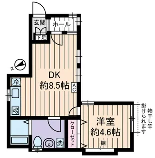 Rua目白【1階】の間取り
