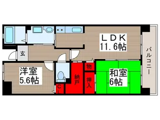 Ts garden清瀬【5階】の間取り