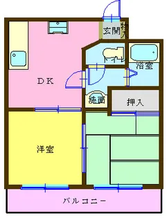 ワンモア2ビル【4階】の間取り
