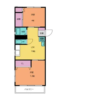 シルバーコーポ【3階】の間取り