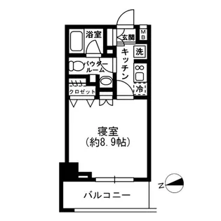レジディア四谷三丁目【5階】の間取り