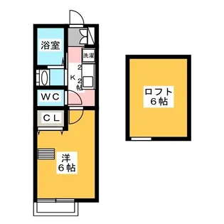 メープル石神井台【2階】の間取り