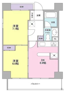 プロスペクト西巣鴨【2階】の間取り