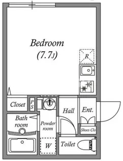 LEGALAND都立大学II【3階】の間取り