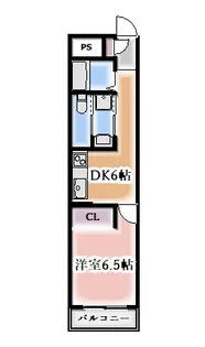 都マンション【2階】の間取り