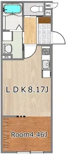 Le printemps (ル・プランタン)【3階】の間取り