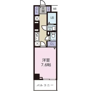 柳屋ビル【4階】の間取り