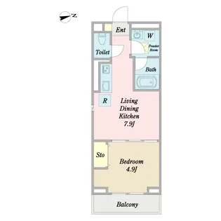 メゾン・ド・コフレ自由が丘II【3階】の間取り