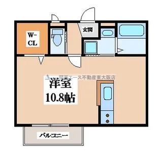 ルーエI【1階】の間取り