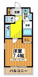 ヴェラカーサたかの【2階】の間取り