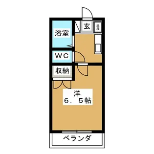 メイプルコート【2階】の間取り