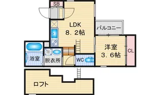 モンドグロッソ千種【2階】の間取り