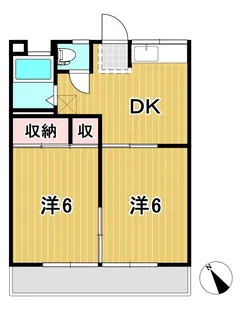 コーポ扇田【2階】の間取り