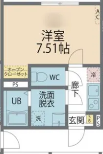 カインドネス本厚木ガーデンIII【1階】の間取り