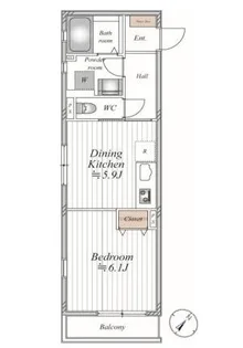 ルタンキャルム【3階】の間取り