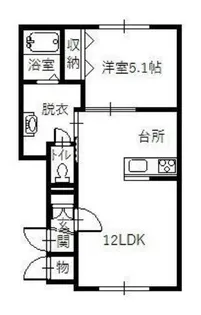 テクナス【1階】の間取り
