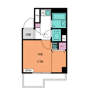 スペース山手【4階】の間取り
