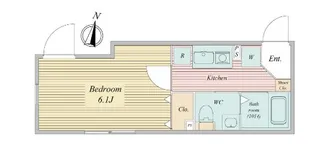 LiveFlat恵比寿【1階】の間取り