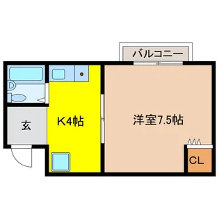 コーポソフィア【2階】の間取り
