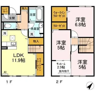 ルチア/ルチオ) ルチオの間取り