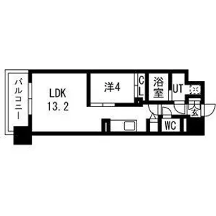 ラ・フェスタ真田山【3階】の間取り