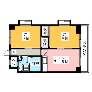 フィールドフォー【4階】の間取り