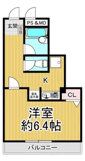 シェーンハイム【2階】の間取り