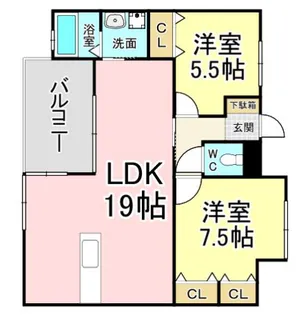 J5 Stage.1【9階】の間取り