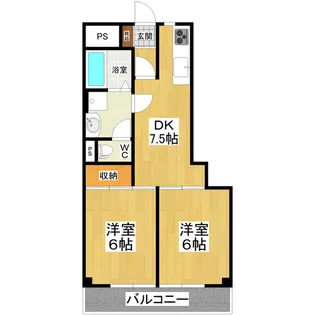 アークエフォール桜町【4階】の間取り