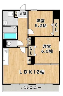 コート塚本【7階】の間取り