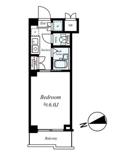 ルーブル世田谷【2階】の間取り