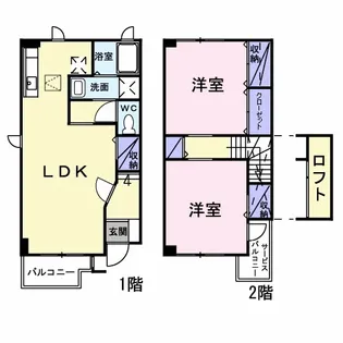 リヴェールの間取り