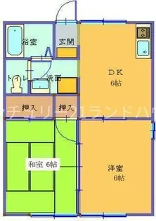 プレジール・朝陽【1階】の間取り