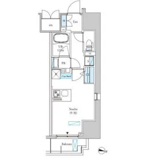ロイジェントパークス千葉中央【9階】の間取り