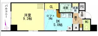 グラビスコート紙屋町【8階】の間取り