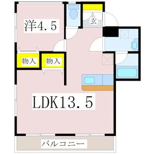 サンシャイン和田【4階】の間取り