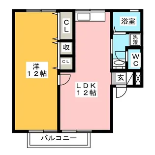 プラムヒルズ【2階】の間取り