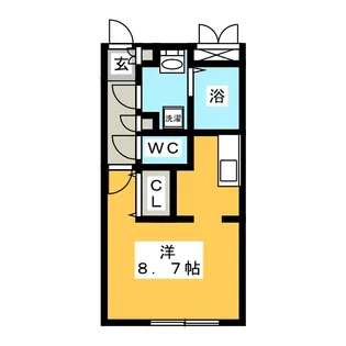 Branche本陣【3階】の間取り
