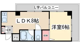 大旺第3マンション【8階】の間取り