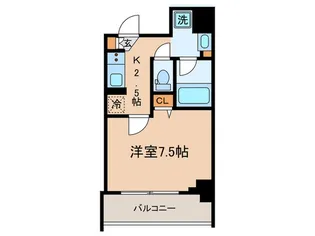 S-RESIDENCE新宿早稲田avelis【5階】の間取り