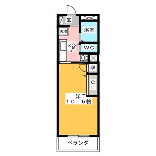 メゾン ド コフレ【2階】の間取り
