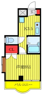 野本ビル【3階】の間取り