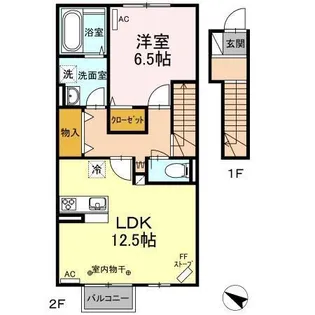 エーデルハイム六花【2階】の間取り