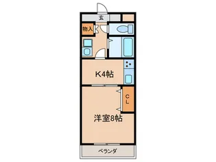 サンシャイン松ヶ瀬【2階】の間取り