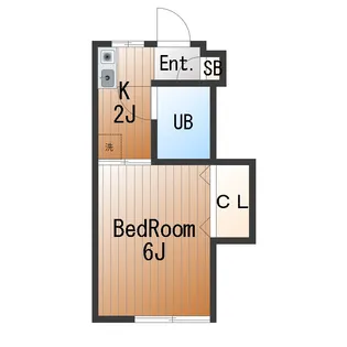 サニーハウス【1階】の間取り