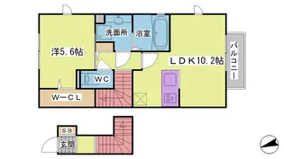アソークコート【2階】の間取り
